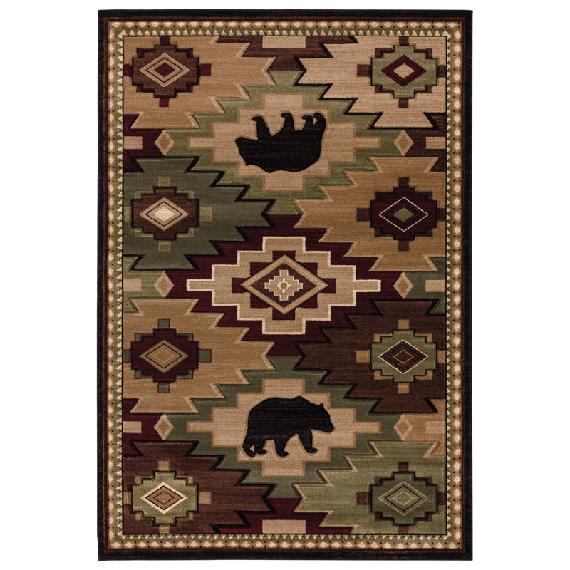 Essary Southwestern Water Resistant Kitchen Mat