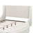 Jakayle 3 Drawers Upholstered Platform Bed with Wingback Headboard and Side Bench-1797321285