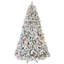 Arbre de Noël illuminé 7 pi avec 500 lumières UL colorées Pitzen