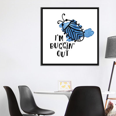 « bugging out ii », impression sur toile tendue