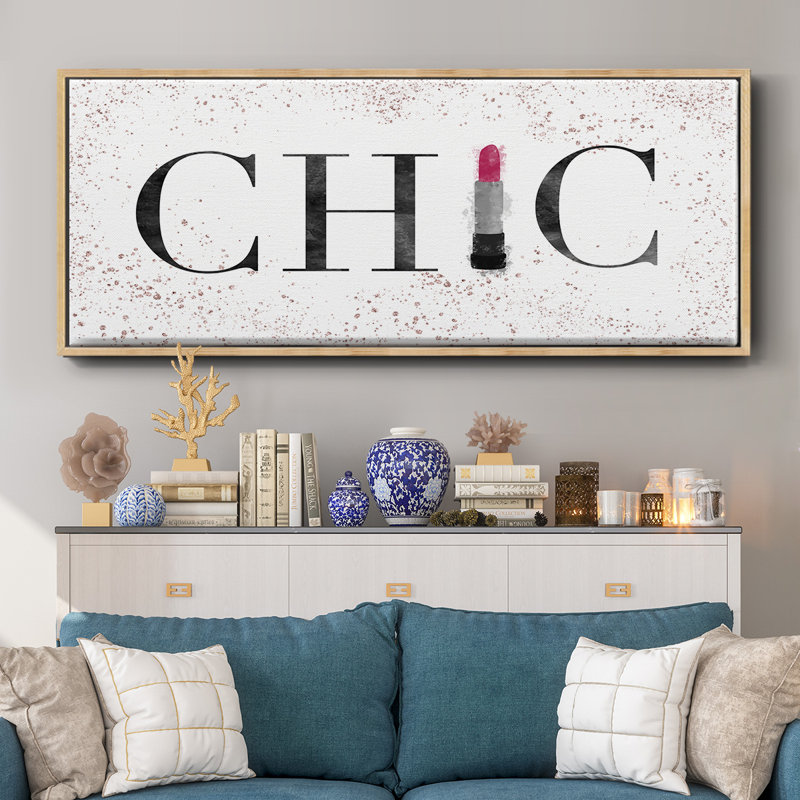 Chic - toile encadrée, H 24 po x l 60 po