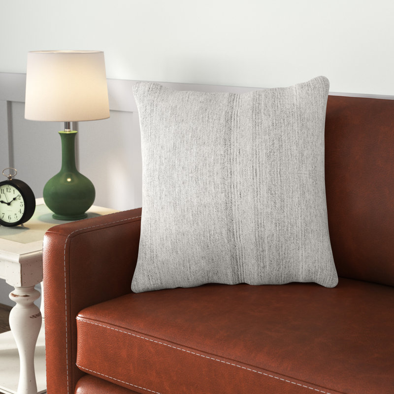 Rylie Cotton Blend Throw Pillow, 22" x 22", Pillow Cover Only - No Insert