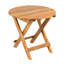 Table d'appoint en bois pliable, réglable et portable, finition, idéale pour les rassemblements Table d'appoint sans assemblage, pliable, s'adapte à côté