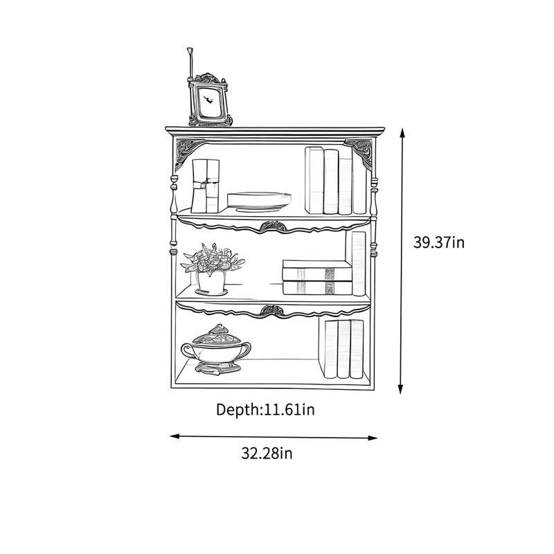 Casier de rangement ouvert