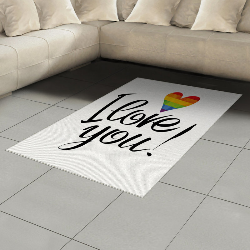 Tapis décoratif Pride, Rectangle— 4 pi x 5 pi 8 po