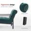 Fauteuil de réception en chenille avec structure en métal, méridienne ergonomique-93146377