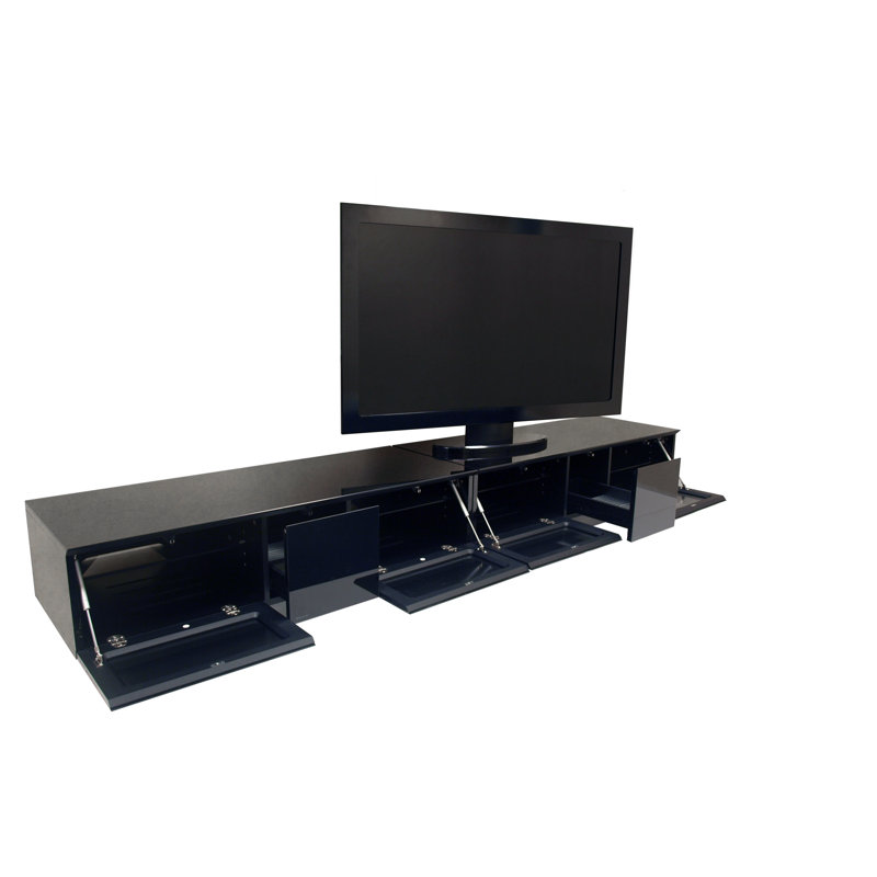 Abarne Unfinished TV Stand for TVs up to 88", Black