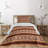 Native Rustic Polyester Geometric Shapes Coverlet-41887023