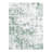 Heatherton Abstract Machine Woven Cotton Area Rug in Green/White/Gray-1709639122