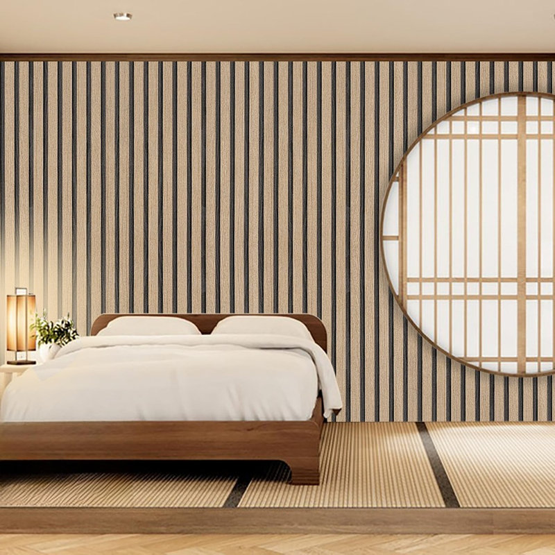 Panneau mural texturé auto-adhésif texturé, imperméable et amovible pour la chambre à coucher, la cuisine et le bureau