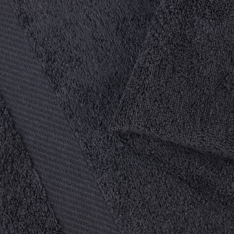 Ensemble de serviettes 3 pièces Kendell, Noir