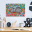 «Sleepy Cat» par Noemi Ibarz, art en verre acrylique-738002151