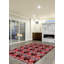 Tapis unique rouge foncé 5 pi 11 po x 8 pi 10 po Manon