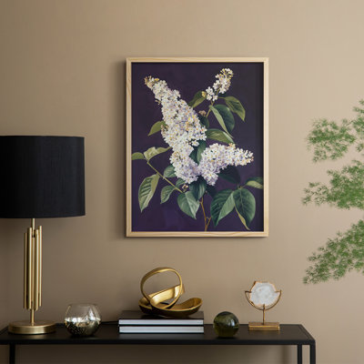 Reproduction encadrée FLORAL Series CCxxxiii - bois massif