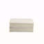 Canapé à compression, canapé-lit convertible au sol, canapé modulaire désossé bricolage, aucun assemblage requis, tissu polaire circulaire, 1 repose-pieds, blanc-130674156