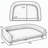 Dog Sofa With Backrest and Armrest-134909243
