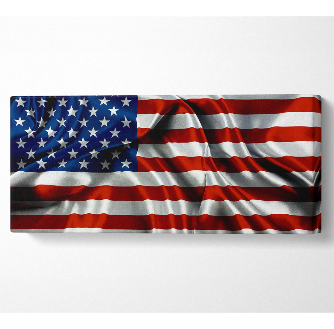 Amerikanische Usa Flagge - Kunstdrucke auf Leinwand