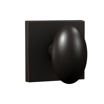Bravura 905-7 Oxford Dummy Knob w/ Square Esc. Oil Rubbed Bronze