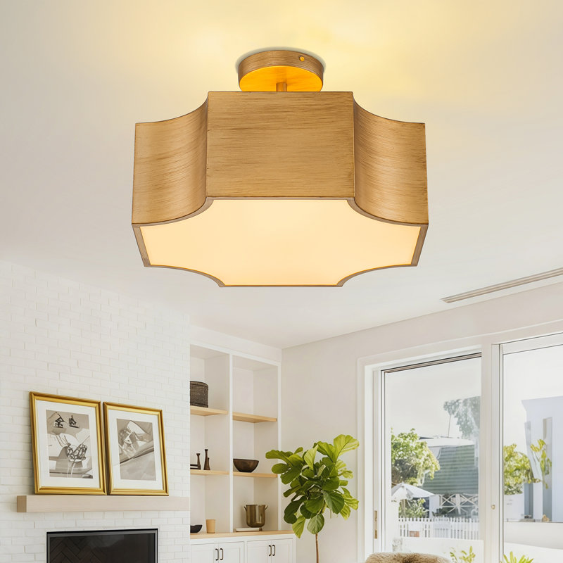 Plafonnier semi-encastré 3 lumières