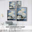 Impression encadrée FLORAL Series CXLIV - bois massif-2097832889
