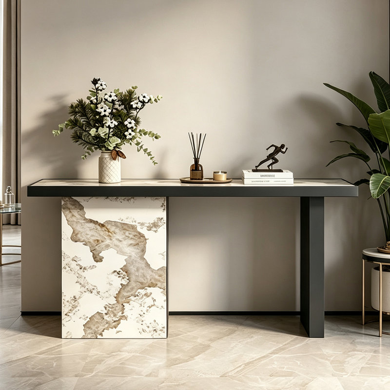 Console Italian Light Luxury, H 31,5 po x l 63 po x P 11,8 po