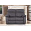 Causeuse inclinable en cuir 59,8 po Avshalom-907905423