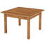 Table de salle à manger carrée 39,4 "avec pieds en bois massif pour 4-132913796