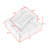 Modular Sectional Single Sofa, Armless Chair with Removable Back Cushion