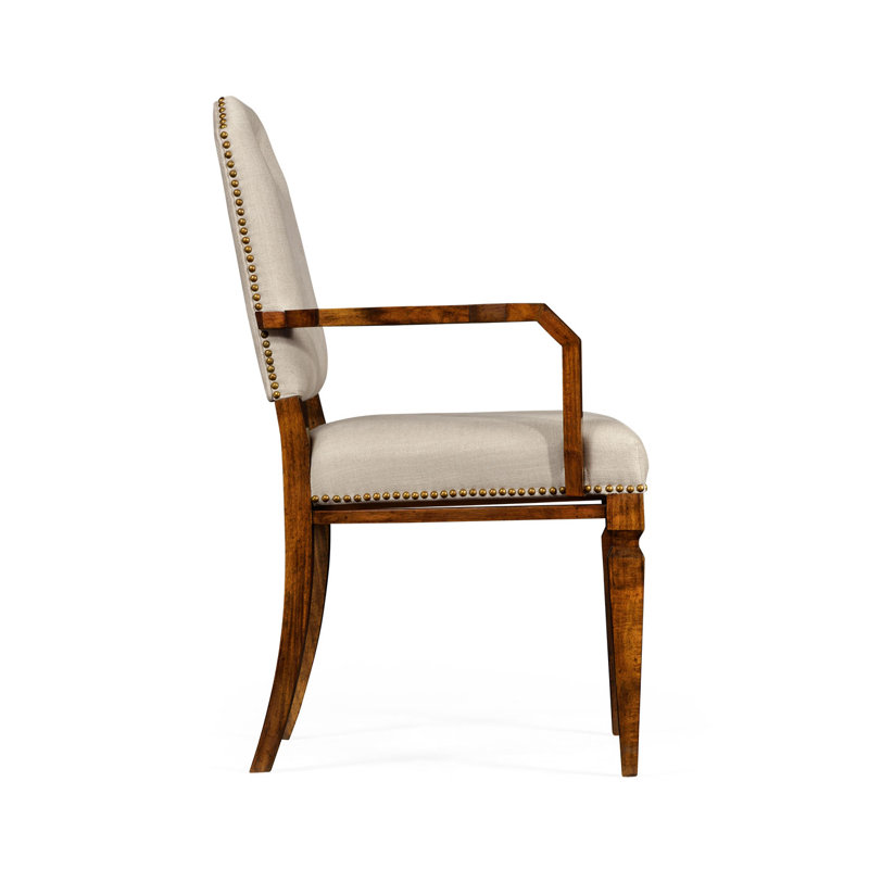 Camden Upholstered Arm Chair, Tan