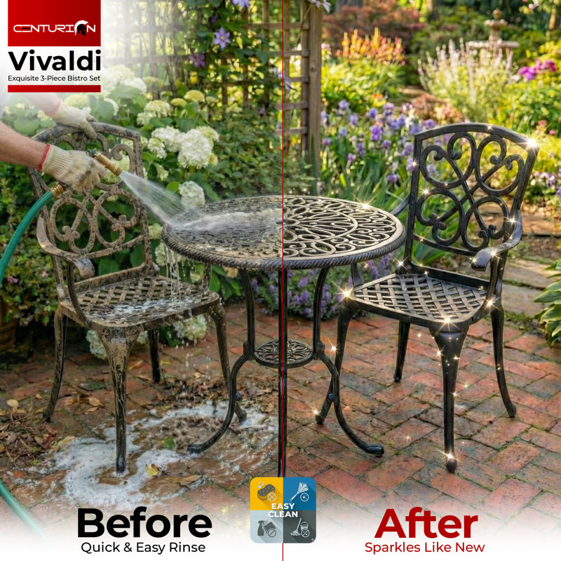 2 - Person Patio Dining Set with Round Table