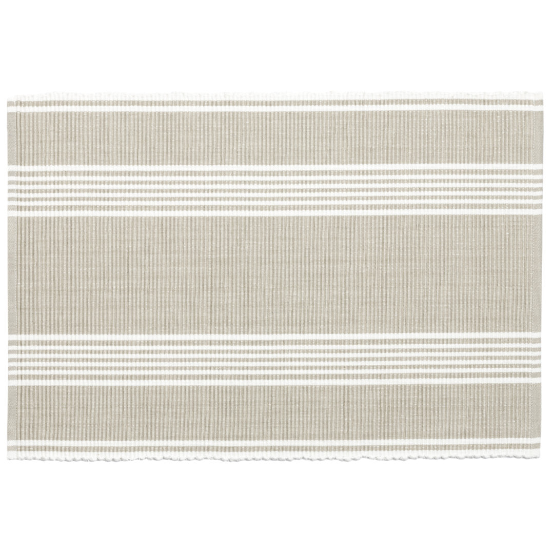 Bistro Stripe Placemat Set Of 4 (Set of 4) Pine Cone Hill 