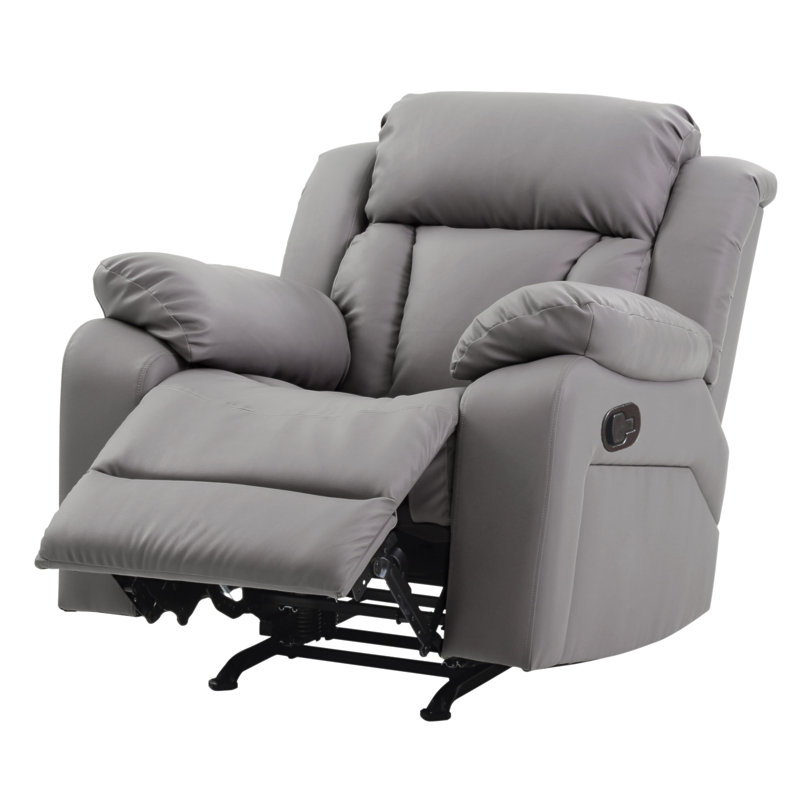 Fauteuil inclinable berçant gris élégant pour les espaces confortables, Gris