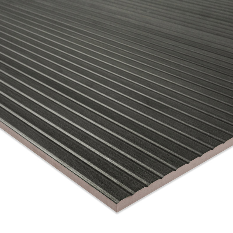 Carrelage mural 16 po x 48 po Striara, Graphite