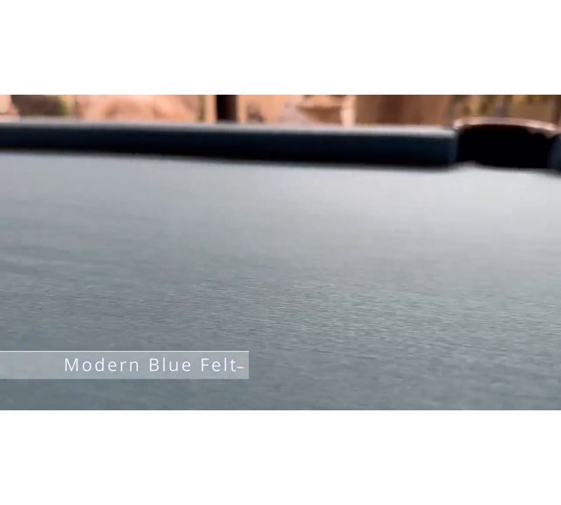8ft Sage Brown Ash Wood Slate Top Pool Table with Genuine Leather Pockets