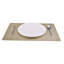 Ensemble de 6 napperons durables en PVC géométrique résistant à la chaleur pour les repas et les décorations de Noël-612548087