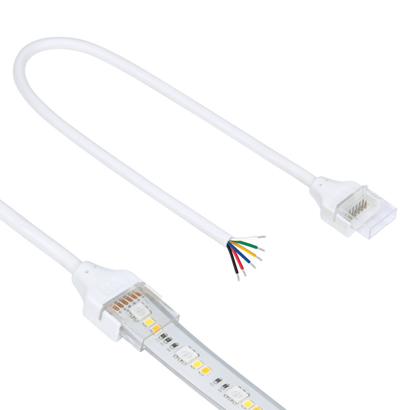 Connecteur de câble d'extérieur à 6 broches IP67 à DEL 6 broches + connecteur 12 fils