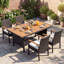 Chaise de patio avec coussin Aracia