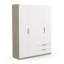Nikiah 4 Door Manufactured Wood Wardrobe-950345648