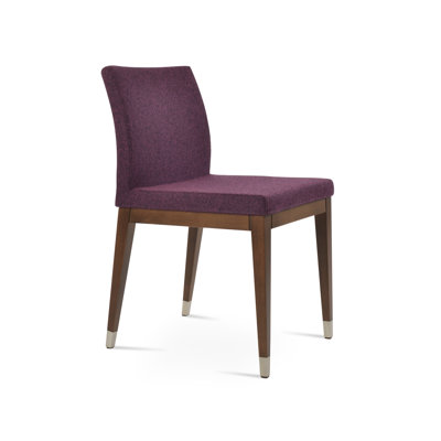 Aria Wood with Ring Side Chair in Wool