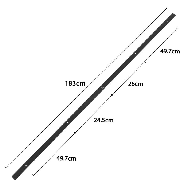 Single Barn Door Hardware Kit, 72 in.