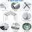20 Ft. W x 10 Ft. D Canopy