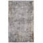 Tapis ivoire / acrylique tissé à la machine à motif abstrait Whitten-658077516