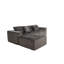 Canapé modulaire à compression en L 101 po, canapé Cloud confortable à 3 places, tissu en velours côtelé, avec repose-pieds mobile, combinaison de bricolage gratuite, convient au salon, à la chambre à coucher, à l’appartement-1660606370