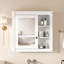 Armoire à pharmacie de salle de bain avec miroir
