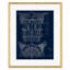 Blue Column 2 & Blue Ionic 5 Giclee Print by David Phoenix