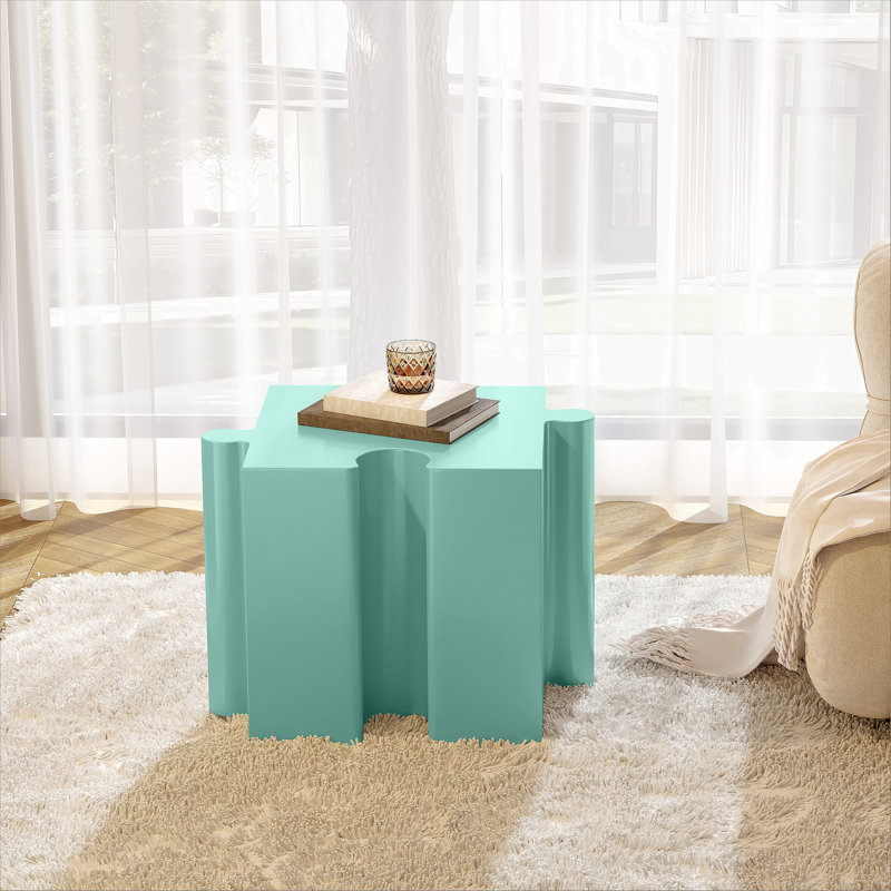 Table de bout, petite table d'appoint, table d'appoint pour l'intérieur et l'extérieur, H 17,75 po x l 15,5 po x P 15,5 po, 1