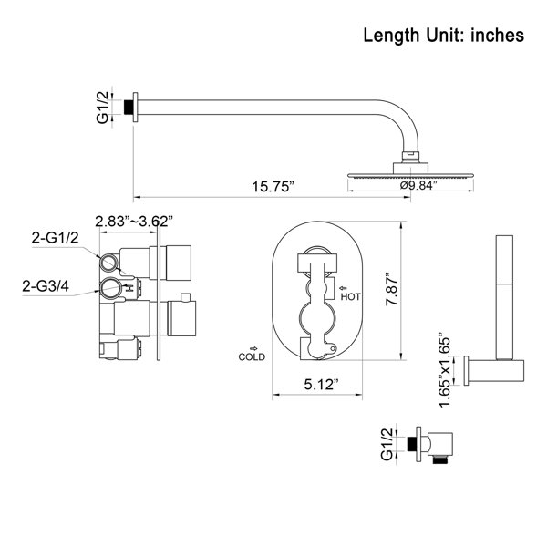 Dimensions du produit