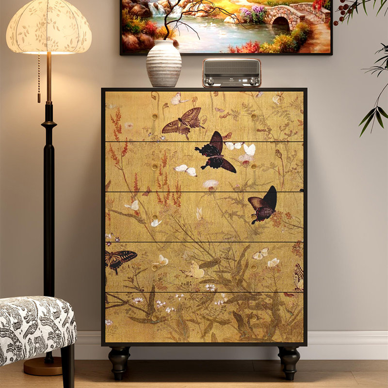 Nouveau buffet à cinq tiroirs de style chinois