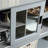 Sideboard Buffet Table With Doors,Grey
