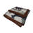 Deer Run Patchwork Stag Buck Antler Woodland Forest Nature Themed Decorative Quilt Bedding Set-497876488